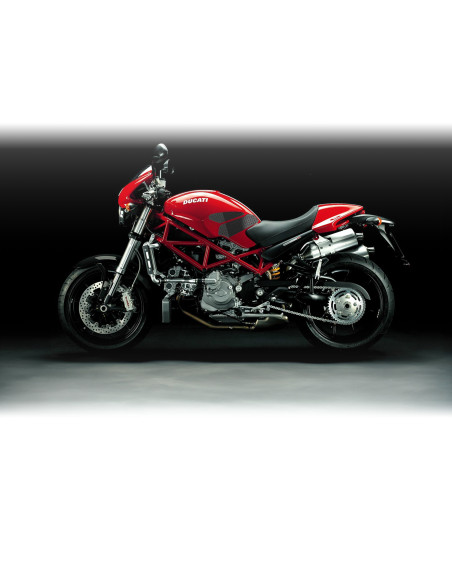 Grip adhésif de réservoir noir STOMPGRIP VOLCANO - DUCATI 1000 MONSTER S / 1100 MONSTER / 1100 MONSTER EVO / 1100 MONSTER S