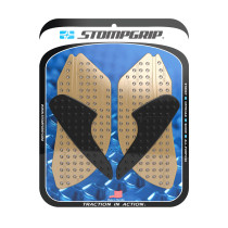 Grip adhésif de réservoir noir et transparent STOMPGRIP VOLCANO - DUCATI 1199 PANIGALE / 1299 PANIGALE / 1299 PANIGALE R