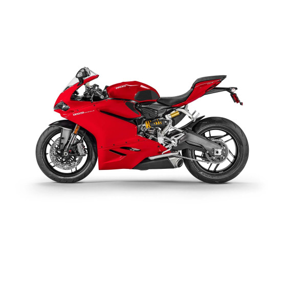 Grip adhésif de réservoir noir et transparent STOMPGRIP VOLCANO - DUCATI 1199 PANIGALE / 1299 PANIGALE / 1299 PANIGALE R