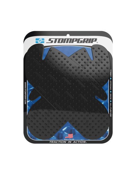 Grip adhésif de réservoir noir STOMPGRIP VOLCANO - APRILIA 1000 RSV R 2004-09 / 1000 TUONO R 2006-10