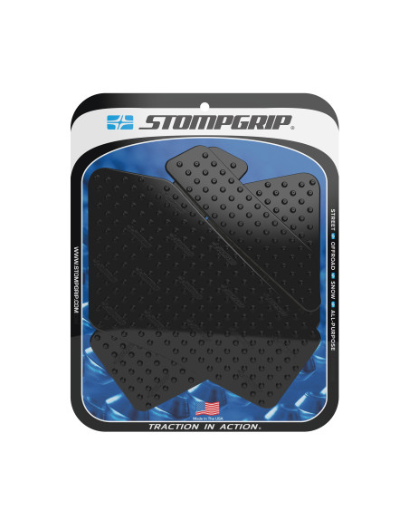 Grip adhésif de réservoir noir STOMPGRIP VOLCANO - TRIUMPH 650 DAYTONA 2005