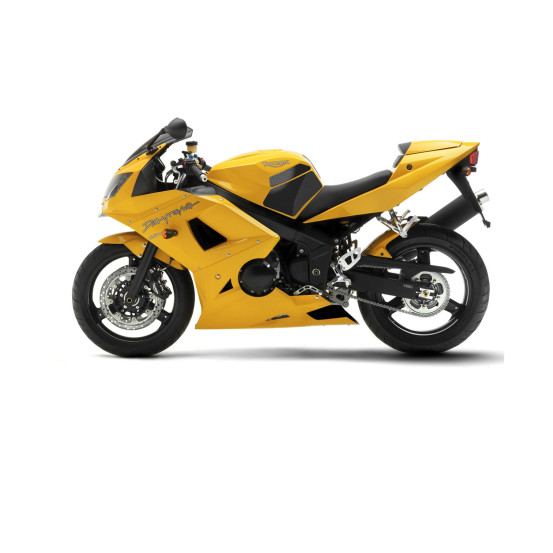 Grip adhésif de réservoir transparent STOMPGRIP VOLCANO - TRIUMPH 650 DAYTONA 2005