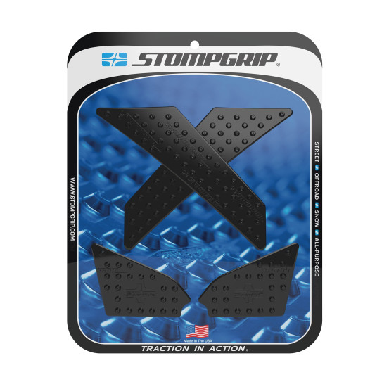 Grip adhésif de réservoir noir STOMPGRIP VOLCANO - HONDA 700 NC X / 750 NC X 2013-15 / 750 NC X (DCT) 2014-15