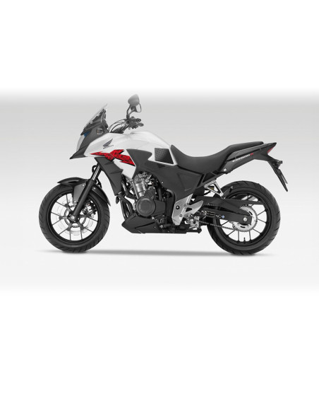 Grip adhésif de réservoir noir et transparent STOMPGRIP VOLCANO - HONDA 500 CB X 2013-15