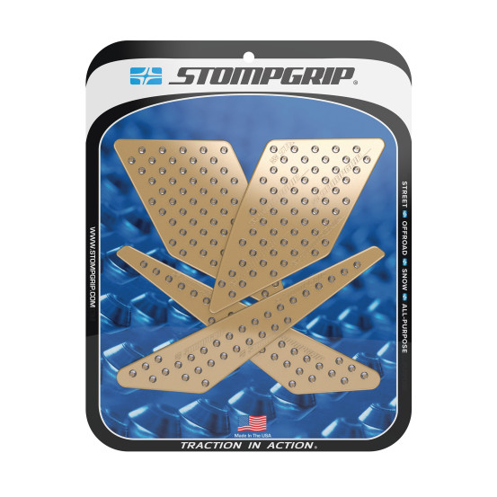 Grip adhésif de réservoir transparent STOMPGRIP VOLCANO - KAWASAKI 250 KLX S 2009-14 / 250 KLX 2015-19