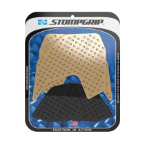 Grip adhésif de réservoir noir et transparent STOMPGRIP VOLCANO - YAMAHA 850 MT-09 / 850 MT-09 SPORT TRACKER
