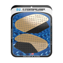 Grip adhésif de réservoir noir et transparent STOMPGRIP VOLCANO - HONDA 800 VFR F 2014-15