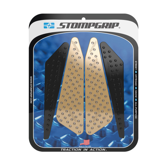 Grip adhésif de réservoir noir et transparent STOMPGRIP VOLCANO - YAMAHA 700 MT-07 2015-17 / 700 MT-07 MOTO CAGE 2015-16