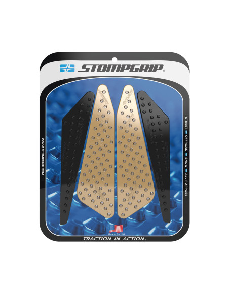 Grip adhésif de réservoir noir et transparent STOMPGRIP VOLCANO - YAMAHA 700 MT-07 2015-17 / 700 MT-07 MOTO CAGE 2015-16