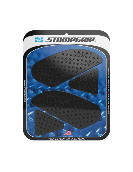 Grip adhésif de réservoir noir STOMPGRIP VOLCANO - HONDA 250 CBR-R 2015 / 300 CBR-R 2015-18 / 300 CB-R 2019-21