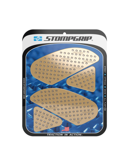 Grip adhésif de réservoir transparent STOMPGRIP VOLCANO - HONDA 250 CBR-R 2015 / 300 CBR-R 2015-18 / 300 CB-R 2019-21