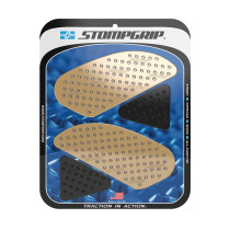 Grip adhésif de réservoir noir et transparent STOMPGRIP VOLCANO - HONDA 250 CBR-R 2015 / 300 CBR-R 2015-18 / 300 CB-R 2019-21