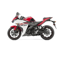 Grip adhésif de réservoir noir et transparent STOMPGRIP VOLCANO - YAMAHA 250 YZF R25 / 300 YZF R3 2015-18 2