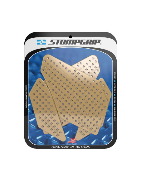 Grip adhésif de réservoir transparent STOMPGRIP VOLCANO - BMW 1200 R1200 R 2015-18 / 1250 R1250 R 2019-23