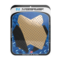 Grip adhésif de réservoir noir et transparent STOMPGRIP VOLCANO - BMW 1200 R1200 R 2015-18 / 1250 R1250 R 2019-23