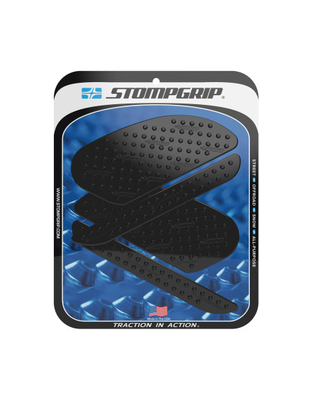 Grip adhésif de réservoir noir STOMPGRIP VOLCANO - KAWASAKI 1000 NINJA H2 / 1000 NINJA H2 SX / 1000 NINJA H2R