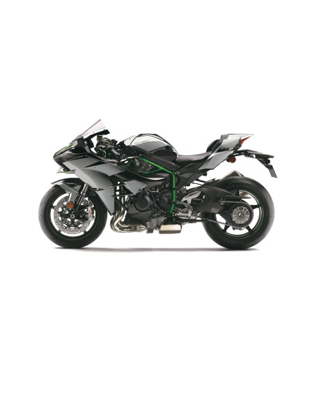 Grip adhésif de réservoir noir et transparent STOMPGRIP VOLCANO - KAWASAKI 1000 NINJA H2 / 1000 NINJA H2 SX / 1000 NINJA H2R