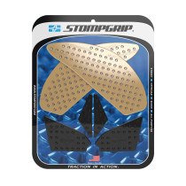 Grip adhésif de réservoir noir et transparent STOMPGRIP VOLCANO - SUZUKI 750 GSR 2012-15 / 750 GSX-S 2015-16