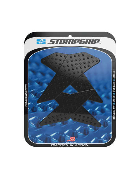 Grip adhésif de réservoir noir STOMPGRIP VOLCANO - MV AGUSTA 800 RIVALE 2014-15 / 800 STRADALE 2015