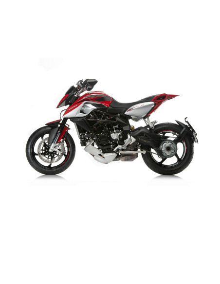 Grip adhésif de réservoir transparent STOMPGRIP VOLCANO - MV AGUSTA 800 RIVALE 2014-15 / 800 STRADALE 2015