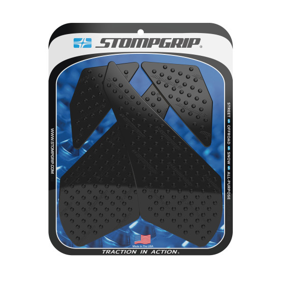 Grip adhésif de réservoir noir STOMPGRIP VOLCANO - BMW 1200 R1200 RS 2015-18 / 1250 R1250 RS 2019-20