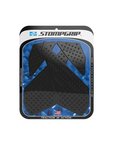 Grip adhésif de réservoir noir STOMPGRIP VOLCANO - BMW 1200 R1200 RS 2015-18 / 1250 R1250 RS 2019-20