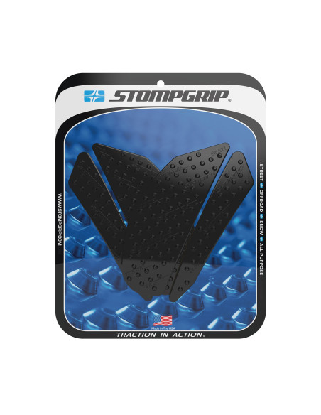 Grip adhésif de réservoir noir STOMPGRIP VOLCANO - KAWASAKI 800 Z 2013-16