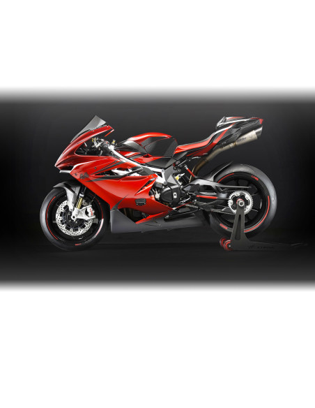 Grip adhésif de réservoir noir STOMPGRIP VOLCANO - MV AGUSTA 1000 F4 / 1000 F4 R / 1000 F4 RC / 1000 F4 RR