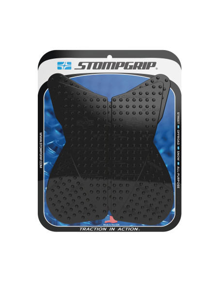 Grip adhésif de réservoir noir STOMPGRIP VOLCANO - SUZUKI 1000 GSX-S / 1000 GSX-S F 2016-20