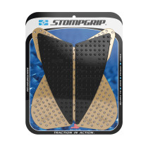 Grip adhésif de réservoir noir et transparent STOMPGRIP VOLCANO - SUZUKI 1000 GSX-S / 1000 GSX-S F 2016-20