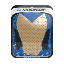 Grip adhésif de réservoir noir et transparent STOMPGRIP VOLCANO - HONDA 500 CB-F / 500 CBR-R 2016-18