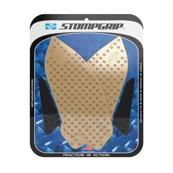 Grip adhésif de réservoir noir et transparent STOMPGRIP VOLCANO - HONDA 500 CB-F / 500 CBR-R 2016-18