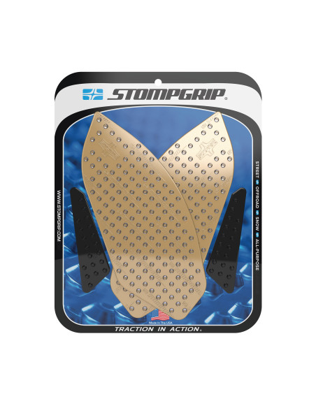 Grip adhésif de réservoir noir et transparent STOMPGRIP VOLCANO - HONDA 500 CB-F / 500 CBR-R 2016-18
