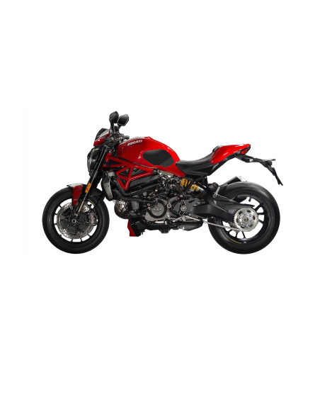 Grip adhésif de réservoir transparent STOMPGRIP VOLCANO - DUCATI 1200 MONSTER / 1200 MONSTER R / 1200 MONSTER S / 797 MONSTER