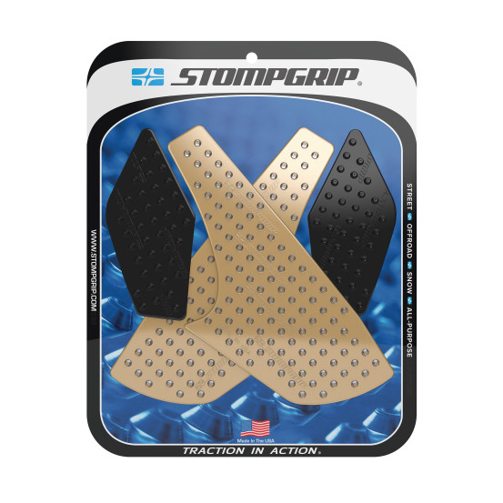 Grip adhésif de réservoir noir et transparent STOMPGRIP VOLCANO - APRILIA 1200 ETV CAPONORD / 1200 ETV CAPONORD RALLY