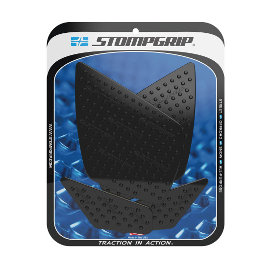 Grip adhésif de réservoir noir STOMPGRIP VOLCANO - APRILIA 750 SHIVER 2007-16 / 900 SHIVER 2017-20