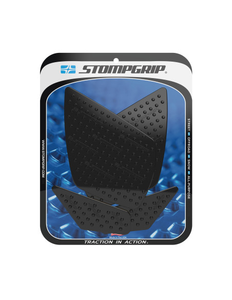 Grip adhésif de réservoir noir STOMPGRIP VOLCANO - APRILIA 750 SHIVER 2007-16 / 900 SHIVER 2017-20