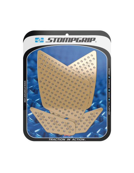 Grip adhésif de réservoir transparent STOMPGRIP VOLCANO - APRILIA 750 SHIVER 2007-16 / 900 SHIVER 2017-20