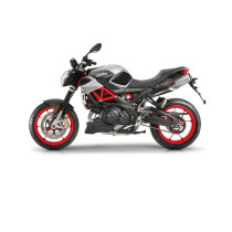 Grip adhésif de réservoir noir et transparent STOMPGRIP VOLCANO - APRILIA 750 SHIVER 2007-16 / 900 SHIVER 2017-20 2