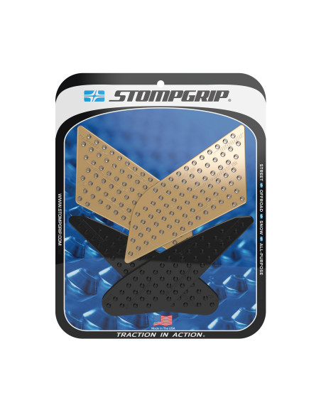 Grip adhésif de réservoir noir et transparent STOMPGRIP VOLCANO - HONDA 750 NC X 2016-17