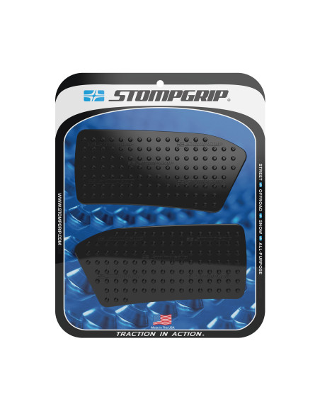 Grip adhésif de réservoir noir STOMPGRIP VOLCANO - BMW 1600 K1600 GT 2010-17 / 1600 K1600 GTL 2011-17