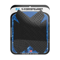 Grip adhésif de réservoir noir STOMPGRIP VOLCANO - SUZUKI 650 SV 2016-26 / 650 SV S 2016 / 650 SV X CAFE RACER 2019-20