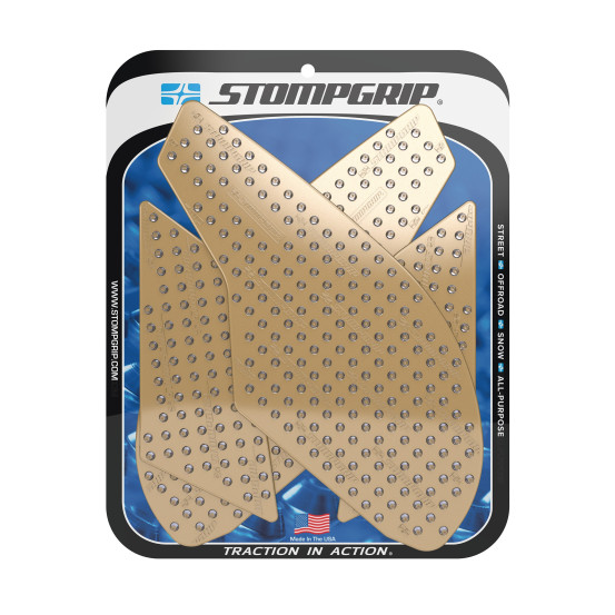 Grip adhésif de réservoir transparent STOMPGRIP VOLCANO - SUZUKI 650 SV 2016-26 / 650 SV S 2016 / 650 SV X CAFE RACER 2019-20