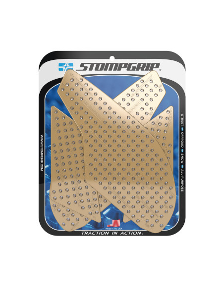Grip adhésif de réservoir transparent STOMPGRIP VOLCANO - SUZUKI 650 SV 2016-26 / 650 SV S 2016 / 650 SV X CAFE RACER 2019-20