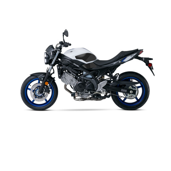 Grip adhésif de réservoir transparent STOMPGRIP VOLCANO - SUZUKI 650 SV 2016-26 / 650 SV S 2016 / 650 SV X CAFE RACER 2019-20