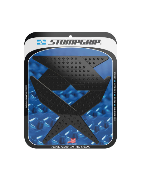 Grip adhésif de réservoir noir STOMPGRIP VOLCANO - KAWASAKI 125 Z 2017-26