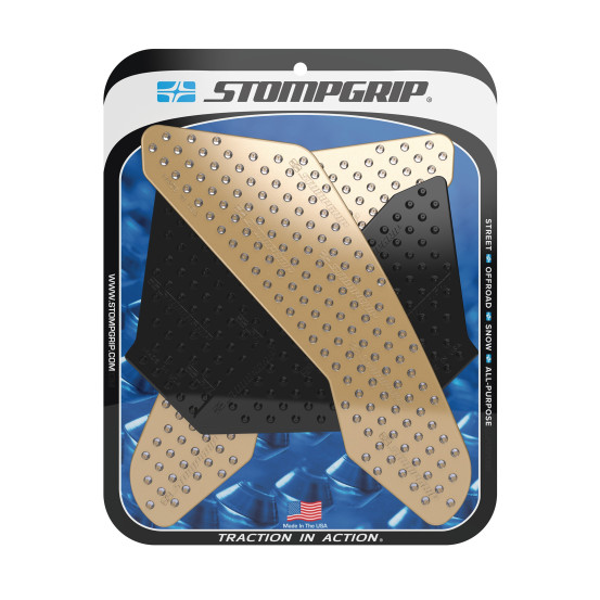 Grip adhésif de réservoir noir et transparent STOMPGRIP VOLCANO - HONDA 1000 CBR-RR / 1000 CBR RR-R / 1000 CBR-RR SP