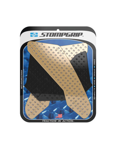 Grip adhésif de réservoir noir et transparent STOMPGRIP VOLCANO - HONDA 1000 CBR-RR / 1000 CBR RR-R / 1000 CBR-RR SP