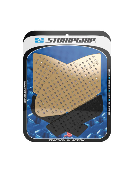 Grip adhésif de réservoir noir et transparent STOMPGRIP VOLCANO - SUZUKI 1000 GSX-R 2017-22 / 1000 GSX-R R 2026