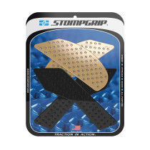 Grip adhésif de réservoir noir et transparent STOMPGRIP VOLCANO - KAWASAKI 900 Z 2021-25 / 900 Z SE 2022-24